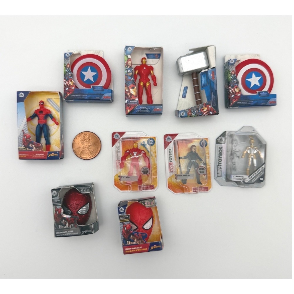 Mini Brands Zuru Surprise Marvel Disney Mini Figures Avengers‎ 10pc Lot